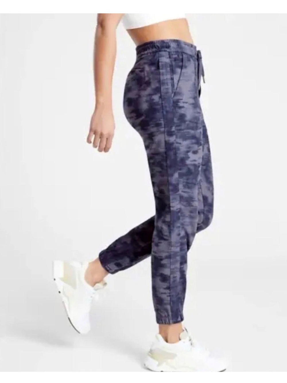 Athleta Farallon Printed Jogger Inversion Medieval Violet small
